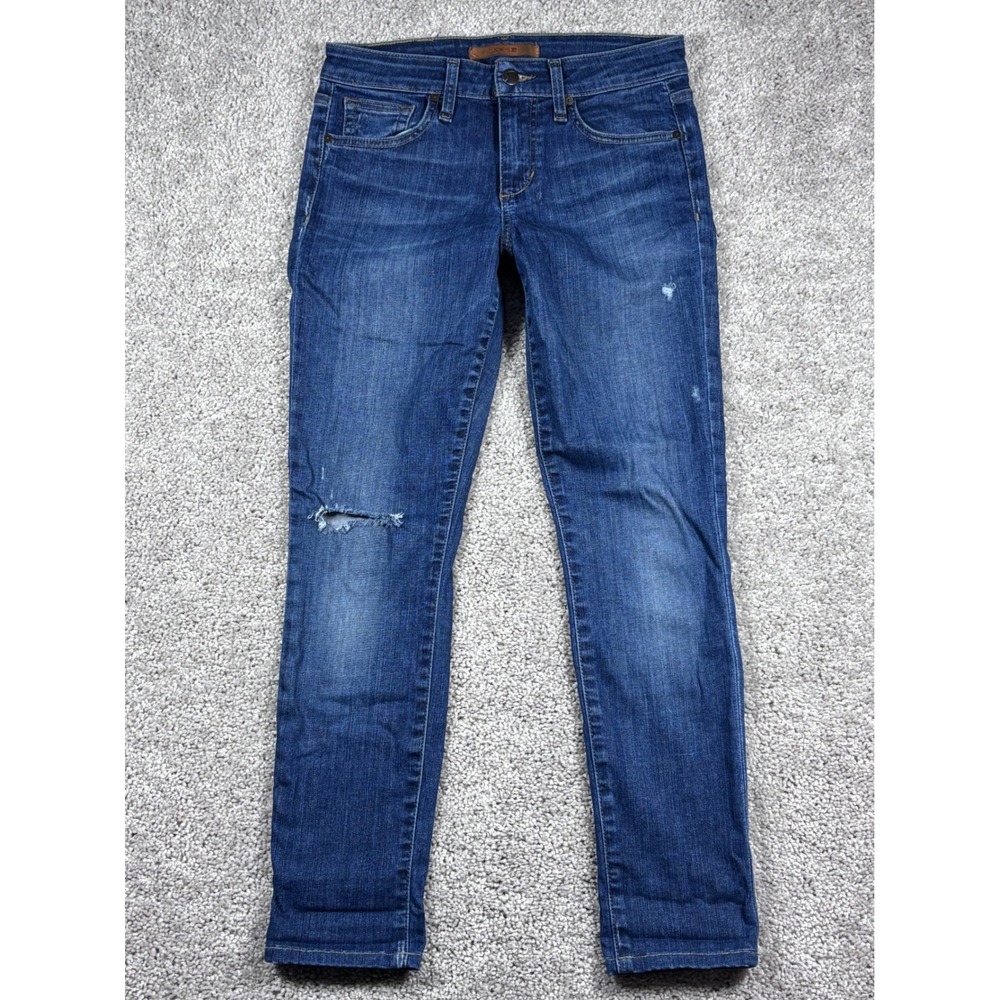 JOE'S Jeans Womens The Skinny Vintage Reserve Blue Distressed Denim Size 26